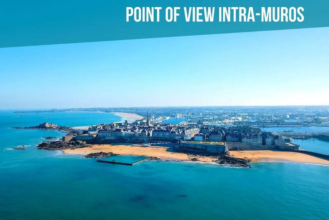 Daire Logement Entier Saint Malo Vue Mer, Proche Ferry, Commerces Et Plage Solidor 50 M